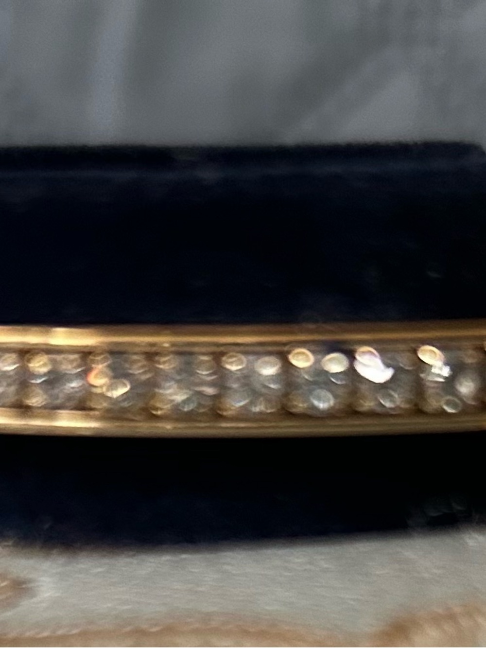 Swarovski Gold and Clear Crystal Line Bracelet - Picture 9 of 14